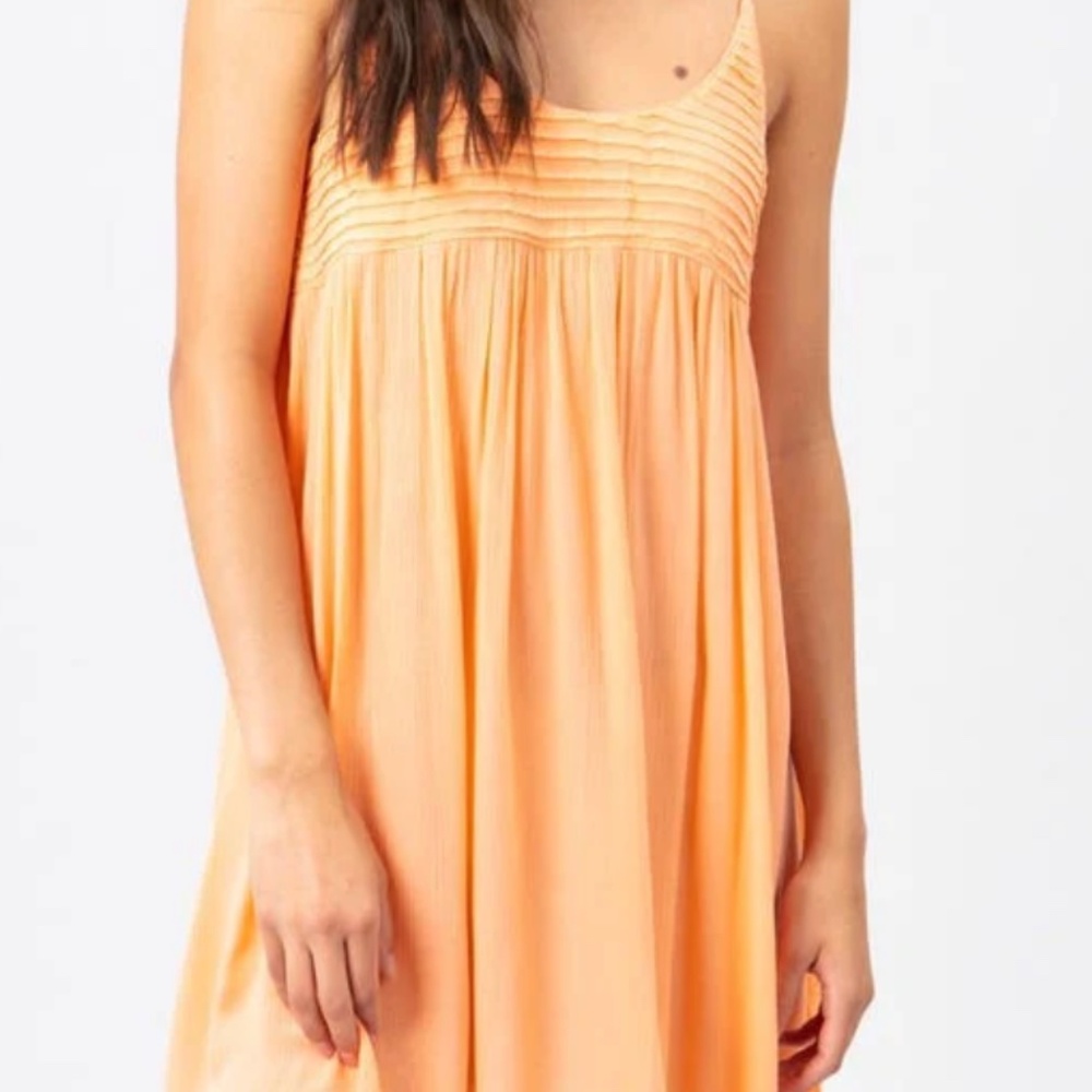 RipCurl Sayulita burnt orange mini dress